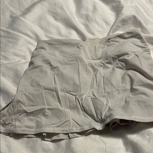 Lululemon White Athletic Skort